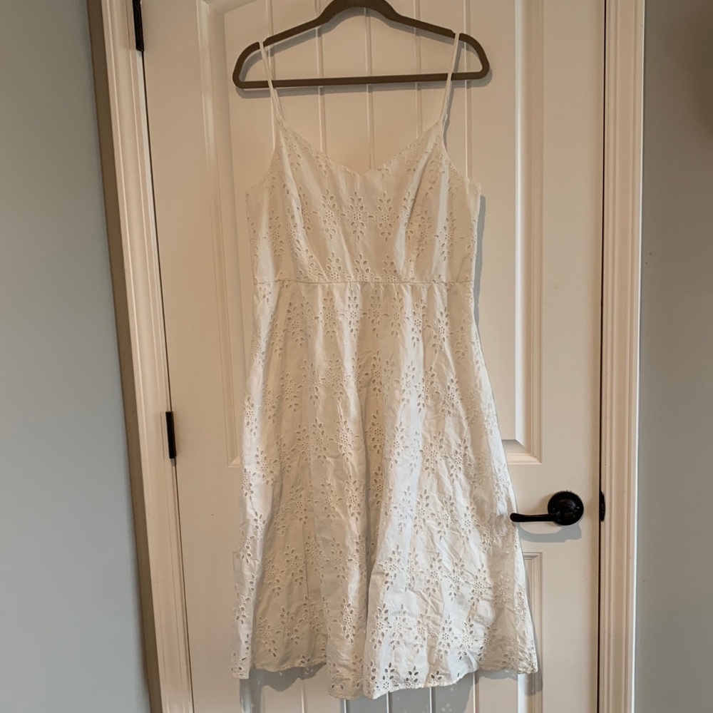 Old Navy white eyelet dress